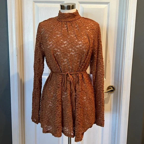 NWT Jessica Simpson Maternity Lacy Mini Dress - Picture 14 of 14